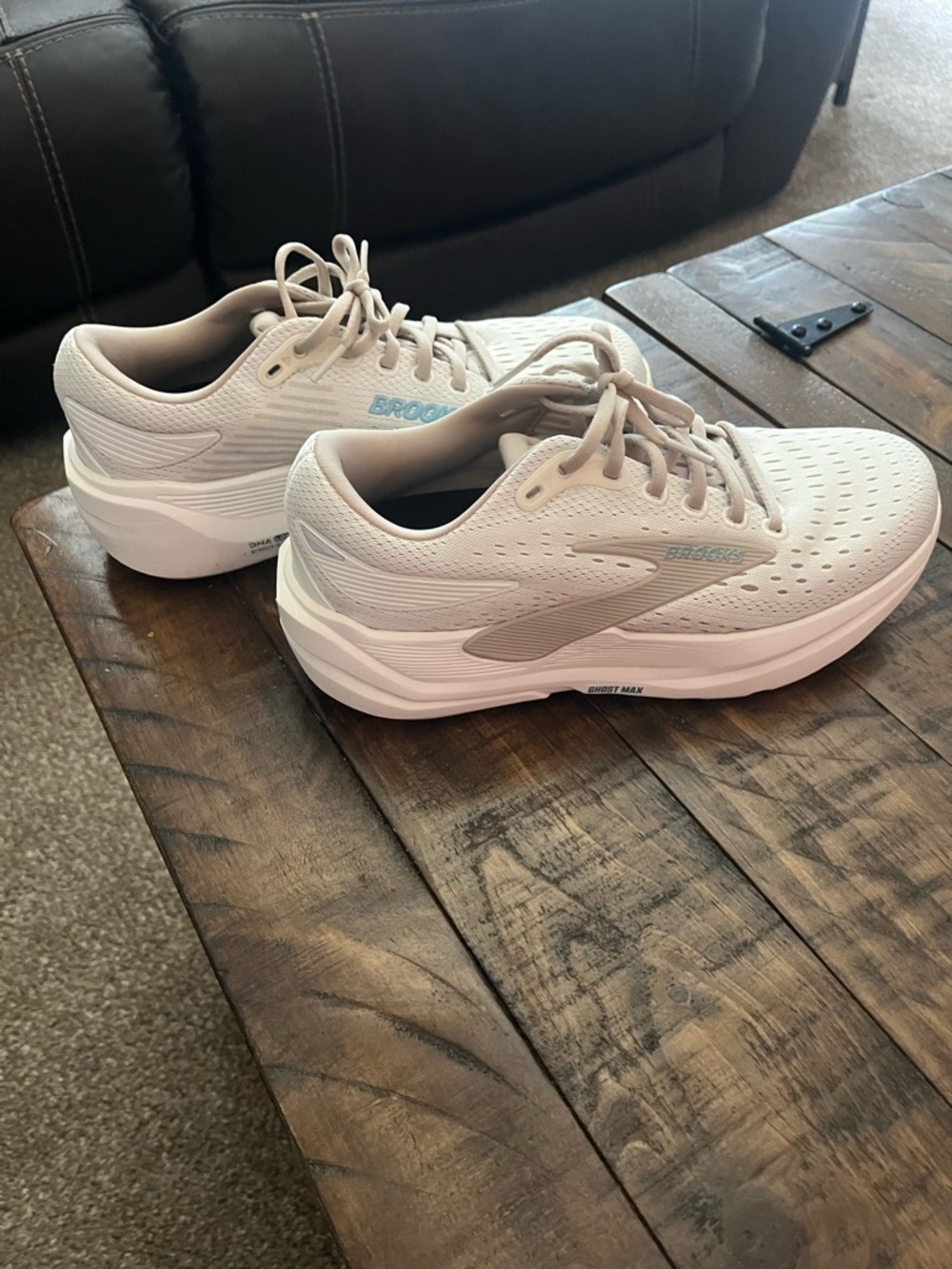 Brooks Women's Ghost Max Running Shoes - Light Beige/Taupe